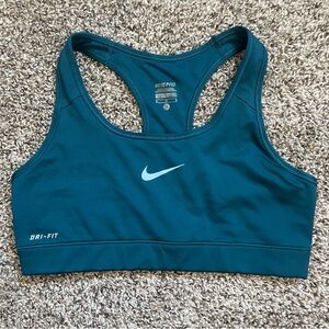 Nike Pro Teal Sports Bra Medium